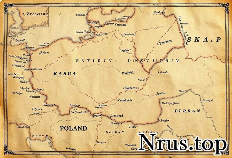 Карта Польша Укаина